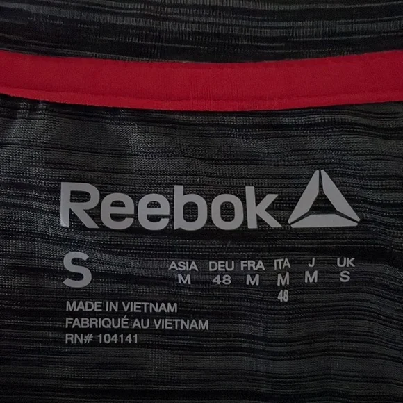 Reebok Long Sleeve Shirt Gray Small - Picture 3 of 4